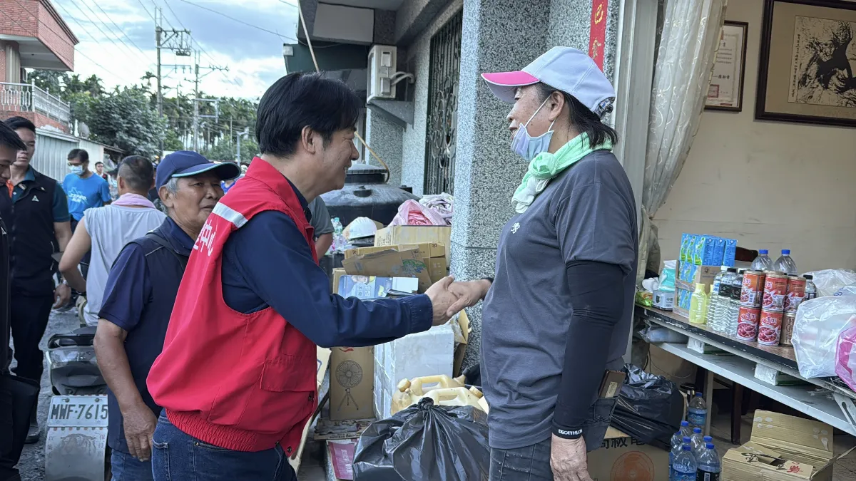 二度赴災區視察！賴清德再提房屋修繕補助 每戶可領20萬元