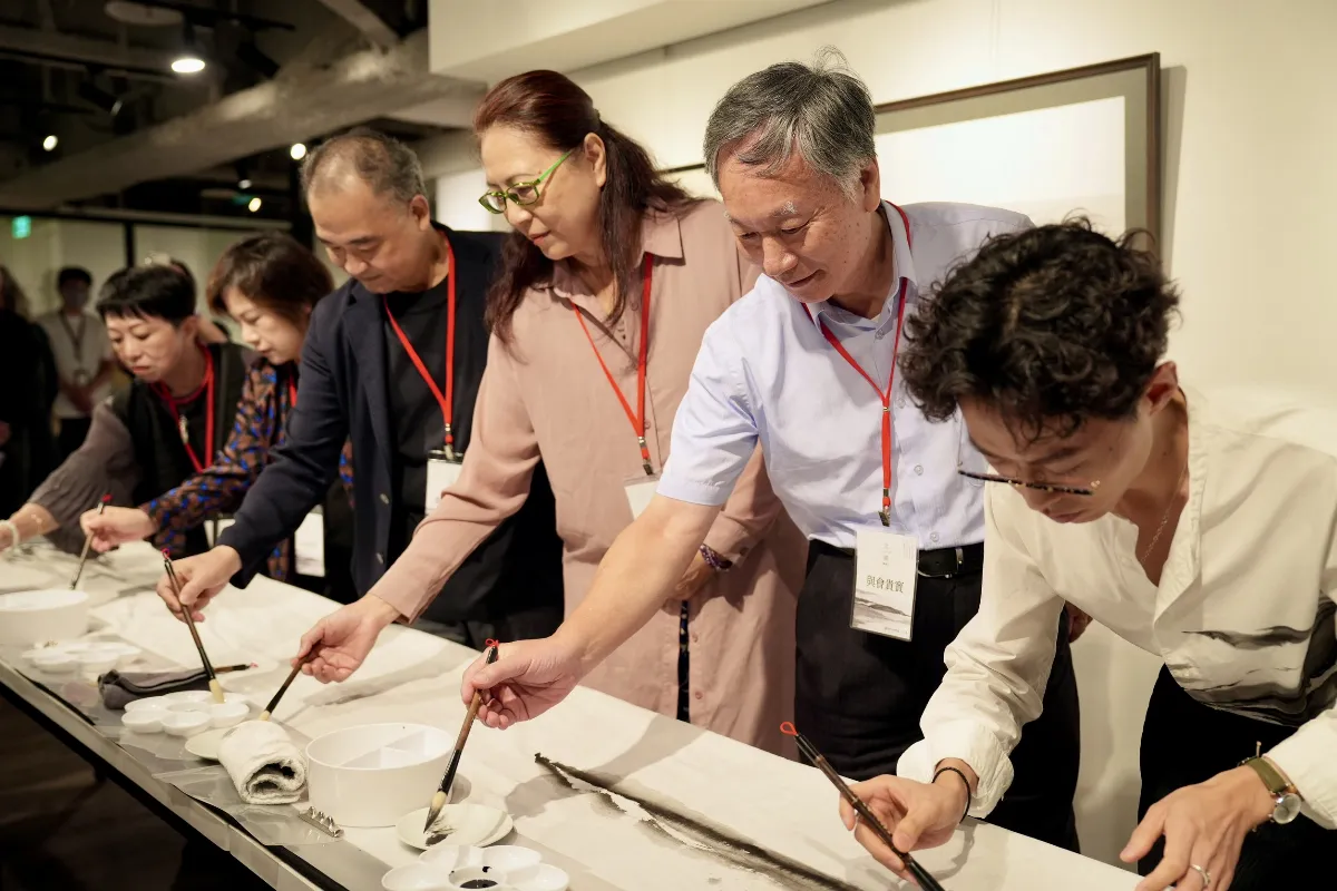 山水之間靈性共鳴 旅法藝術家沈榮水墨畫宗博館開展