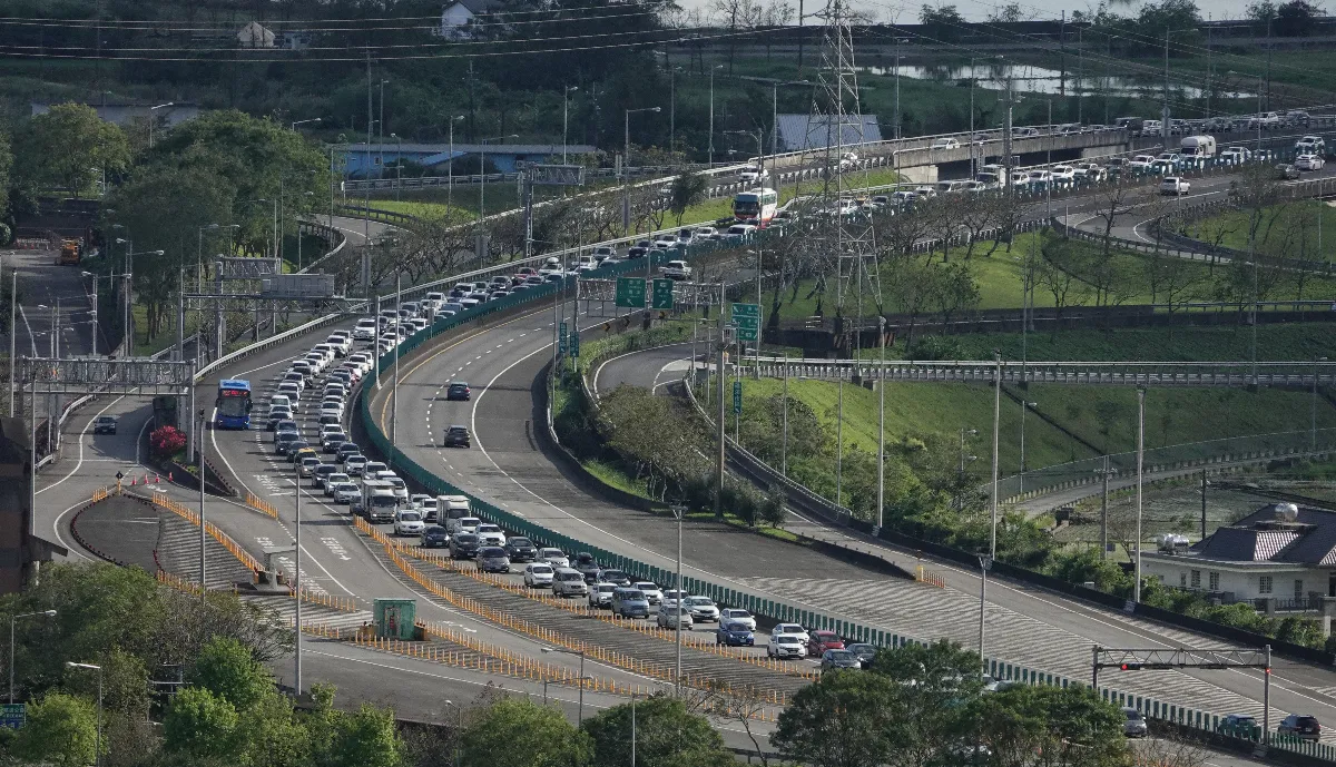 中秋連假收假 國5北向宜蘭坪林路段恐壅塞