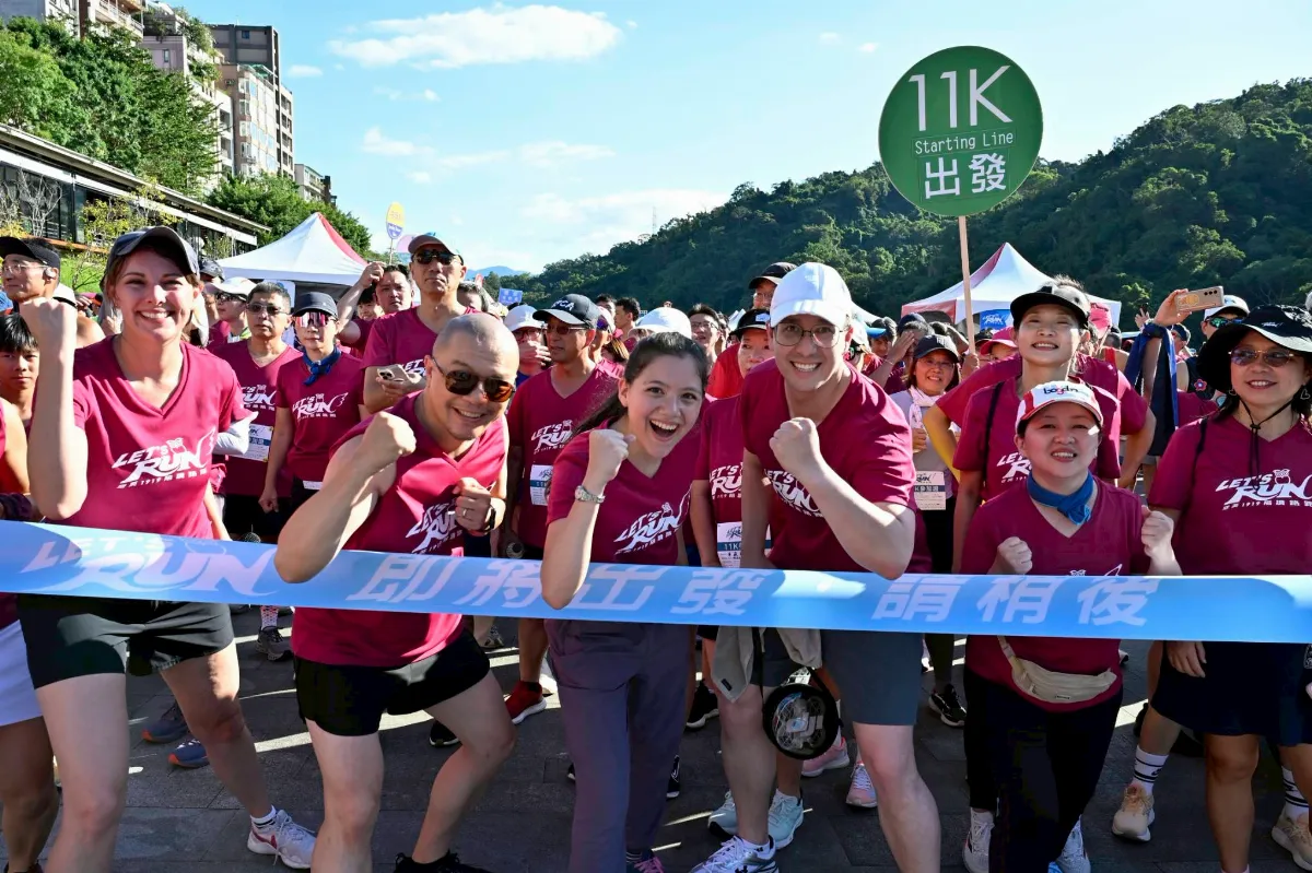 空英陪讀路跑 為弱勢學童加油
