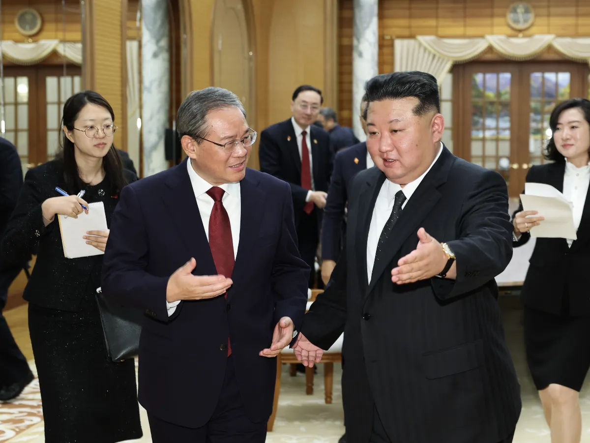 金正恩會李強 鞏固雙方合作關係