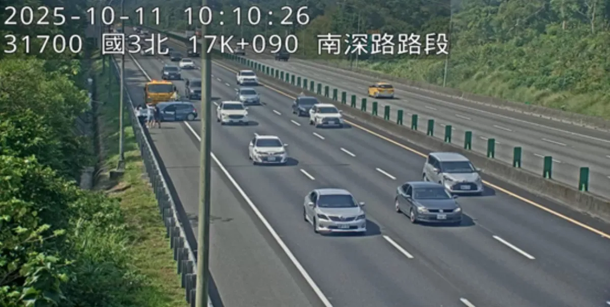 國1集中汐止兩處壅塞 3事故影響車流