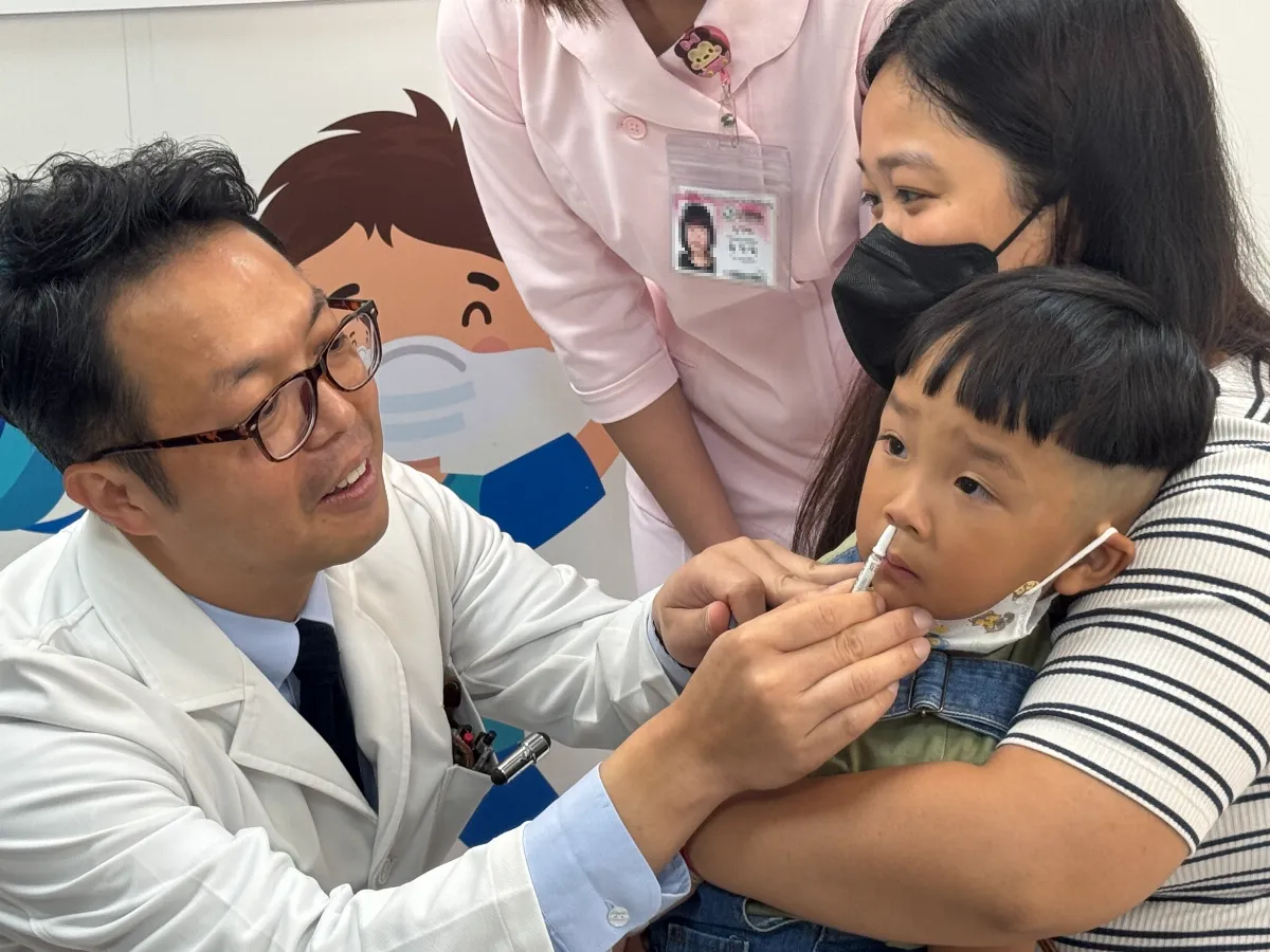 鼻噴疫苗免打針 打造兒童友善就醫環境