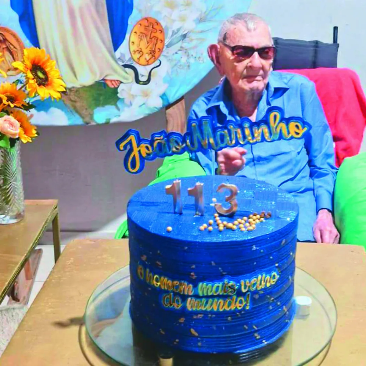 全球最高齡男人瑞  歡慶113歲生日