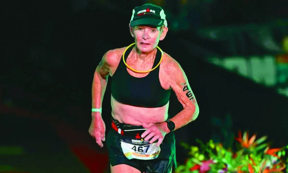 夏威夷三鐵完賽  80歲阿嬤創紀錄
