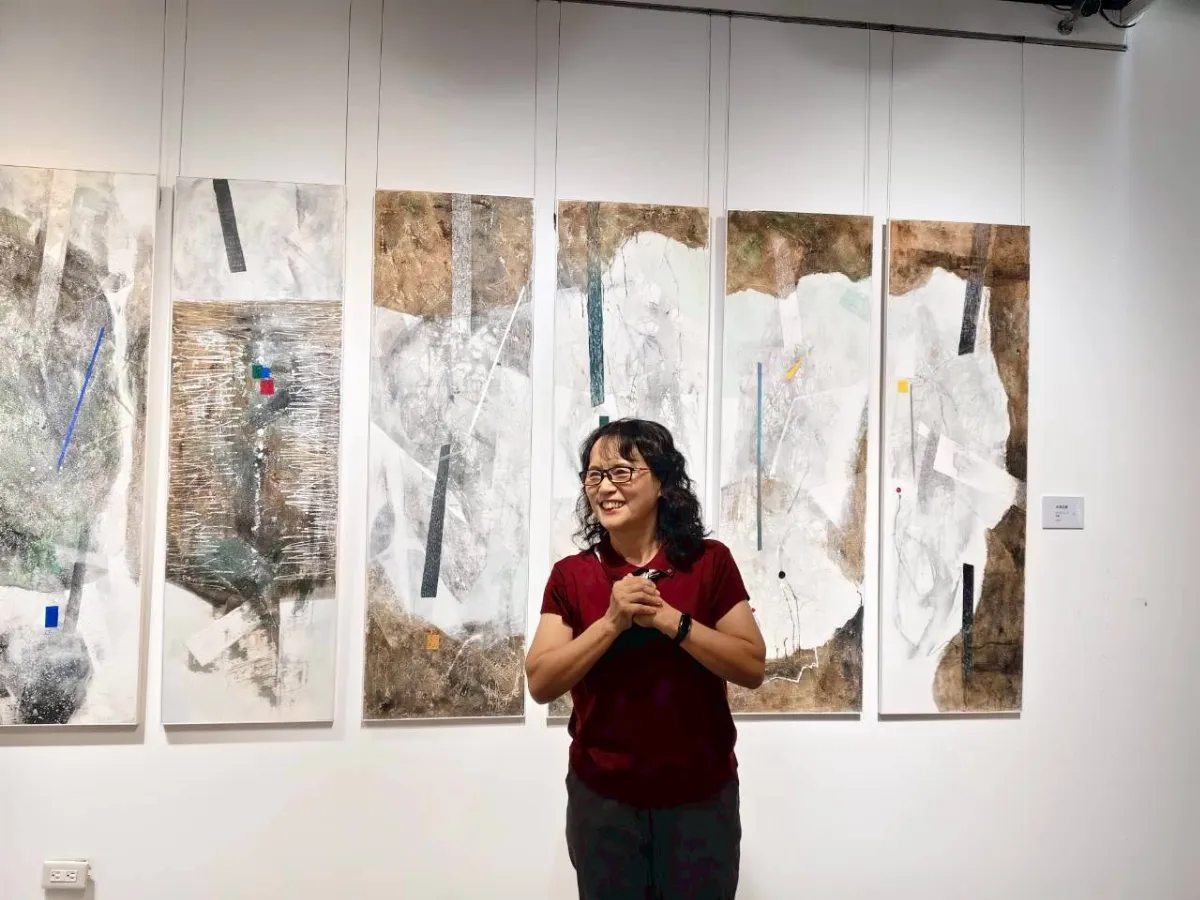 「大地行吟」油畫展   彰美館展出陳美惠原鄉創作