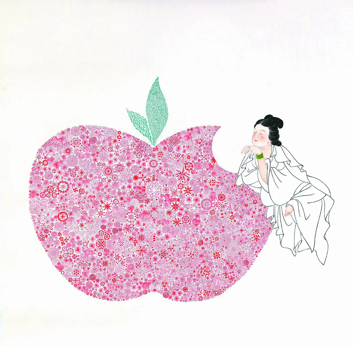 【人間菩薩的禪與纏繞──王卉娟創作展】心中的菩薩