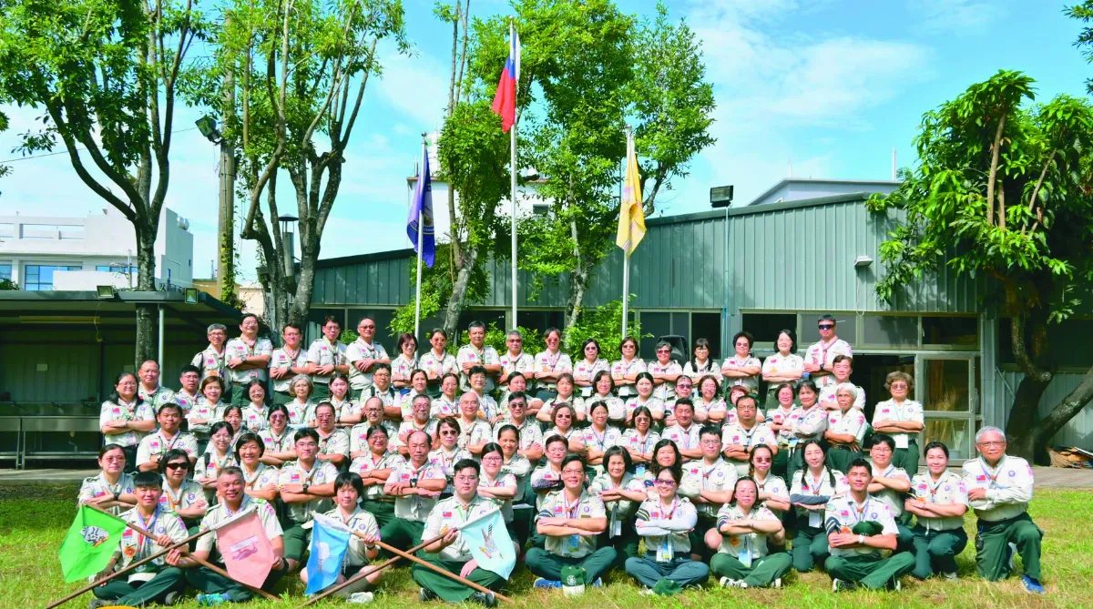 佛光童軍服務員木章訓 培育三好童軍領袖