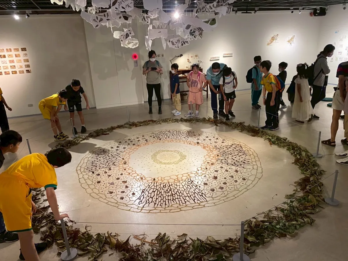 展現自然與土地對話   吳玳瑩攜學童創作永續藝術