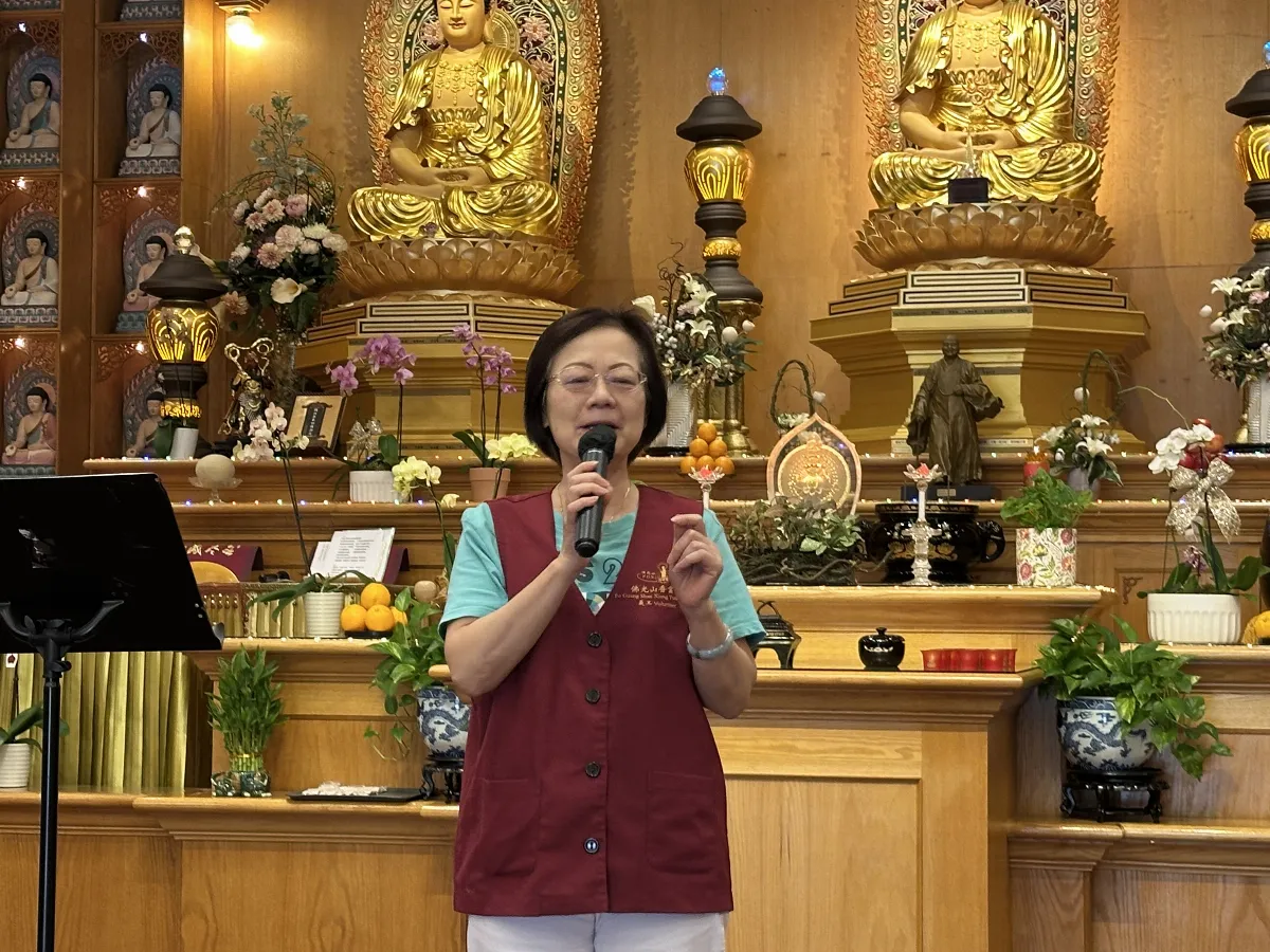 Buddhism Class in XiangYun  Temple on September 28
