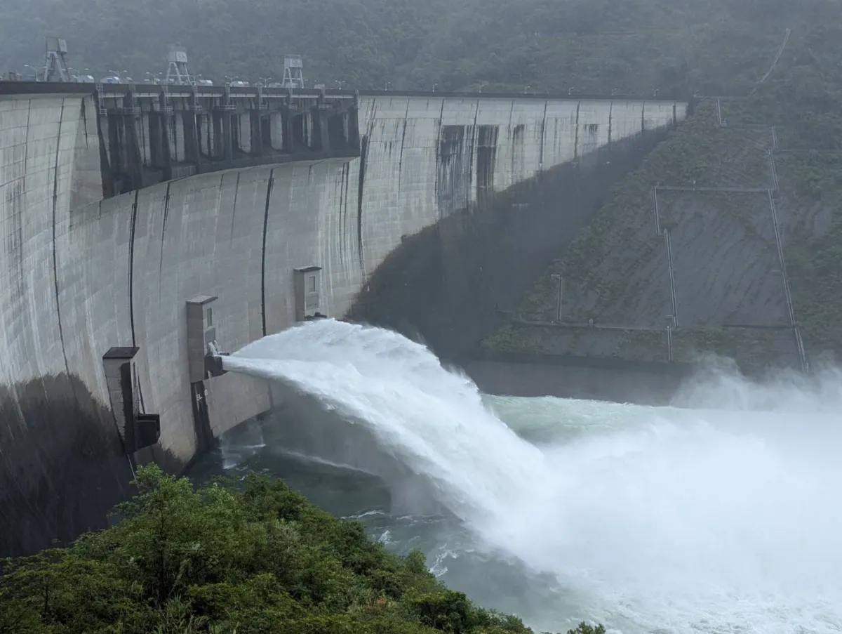 北台灣雨下不停 全台重要水庫幾乎全滿