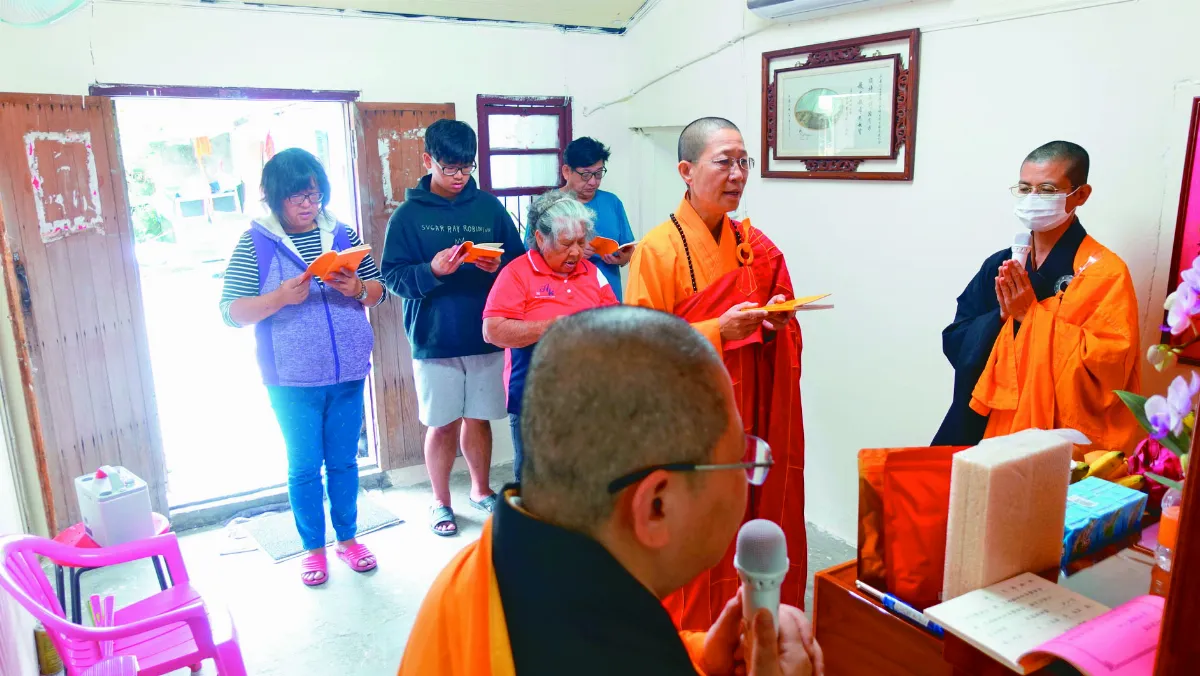光復佛光人佛堂安座 月光寺關懷灑淨