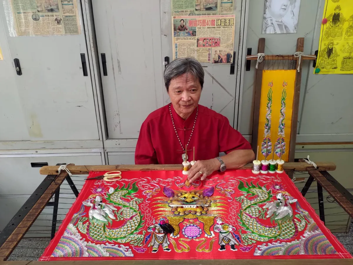 一針一線六十載 林全誠繡出神韻人生