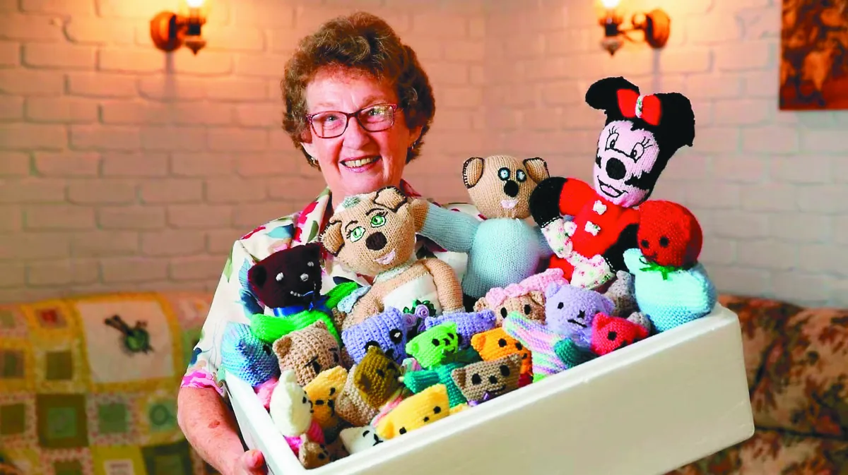 毛線編織善念 百萬件手作傳愛