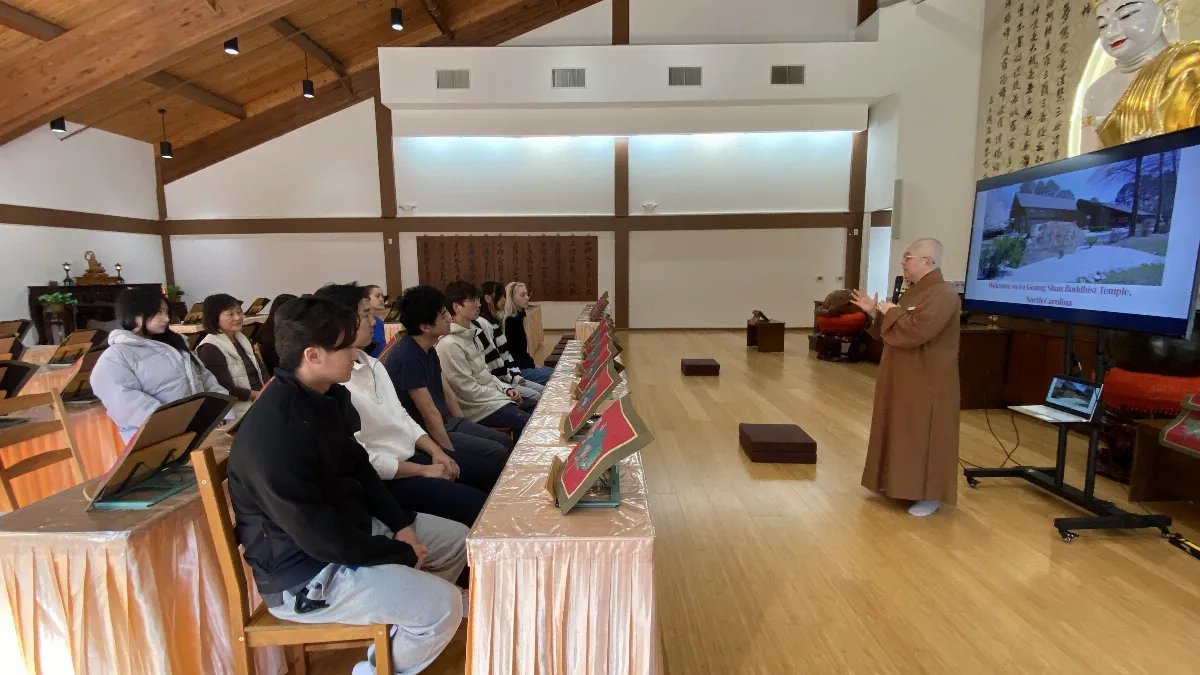 Duke University Students Explore Buddhist Culture and Chan Living at Fo Guang Shan North Carolina