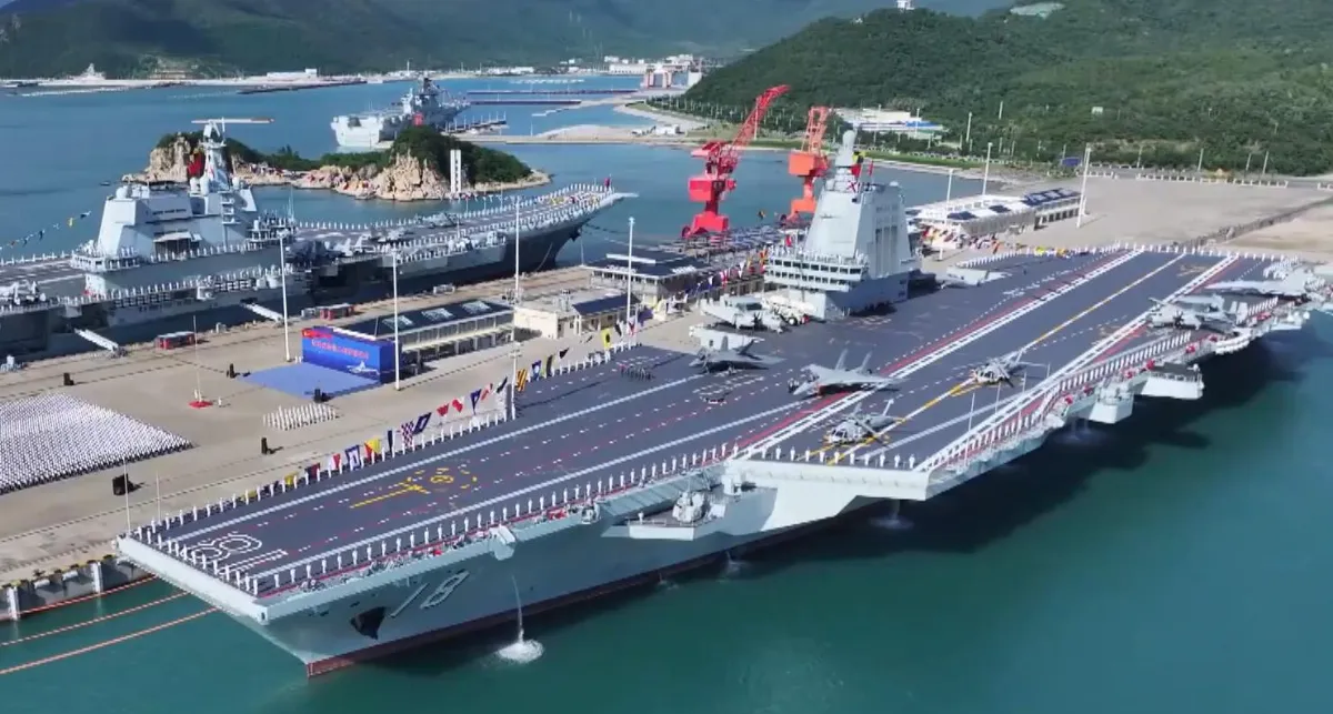 共軍第三艘航母福建號服役 習近平：不斷提升專業技能和打仗本領