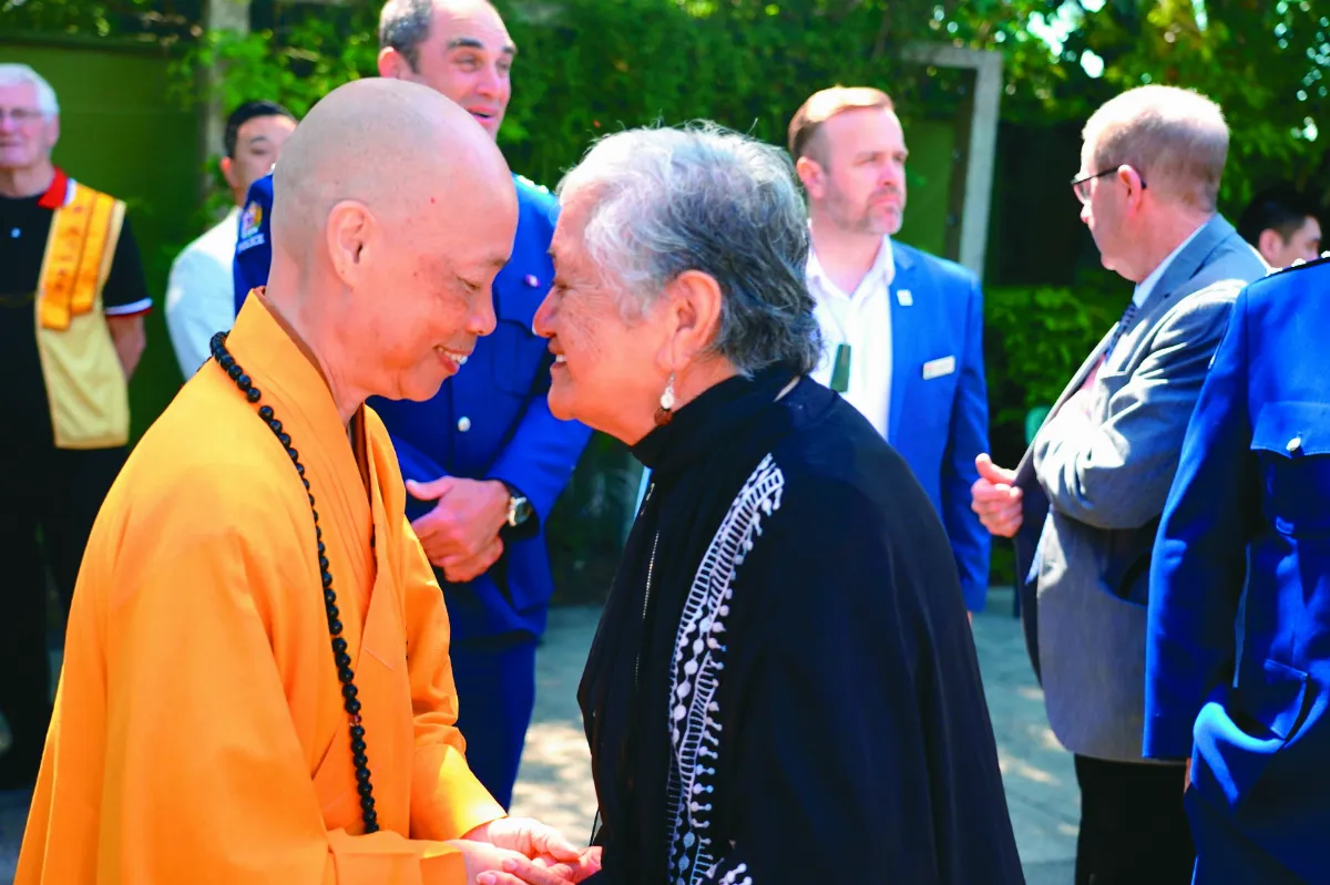 佛光山深耕紐西蘭 毛利族傳統禮致謝