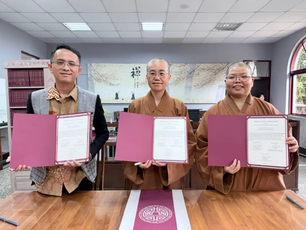 印尼佛教大學、佛光山叢林學院  簽署合作備忘錄