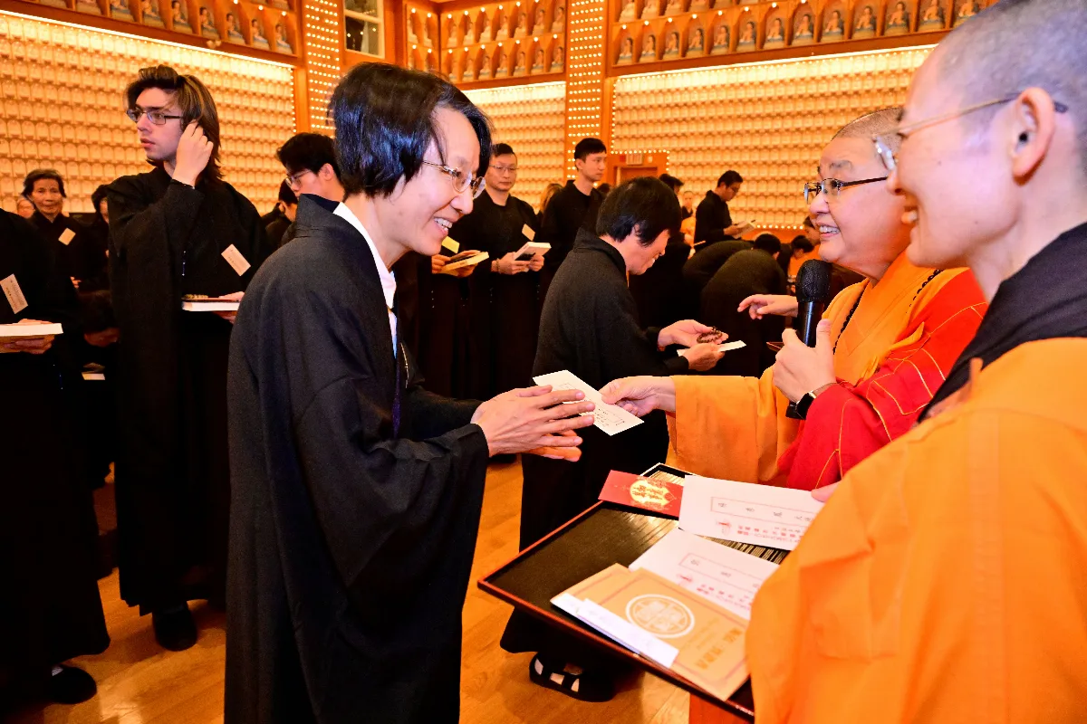 Triple Gem Refuge Ceremony Leads Hearts Home at Fo Guang Shan Toronto