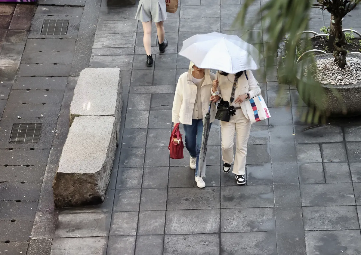 東北季風影響 迎風面局部雨