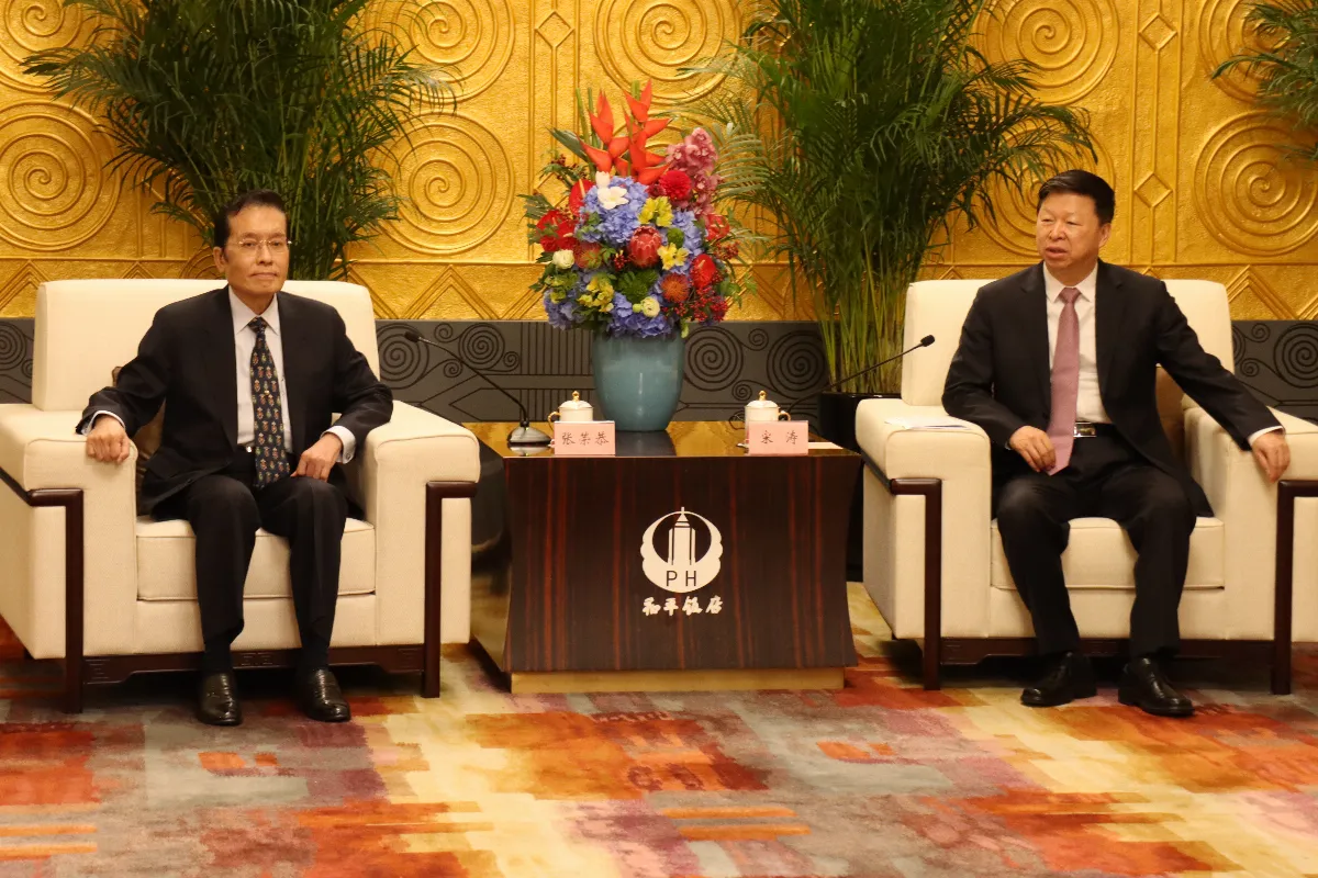 張榮恭赴陸見宋濤  藍營將持續推動兩岸和平