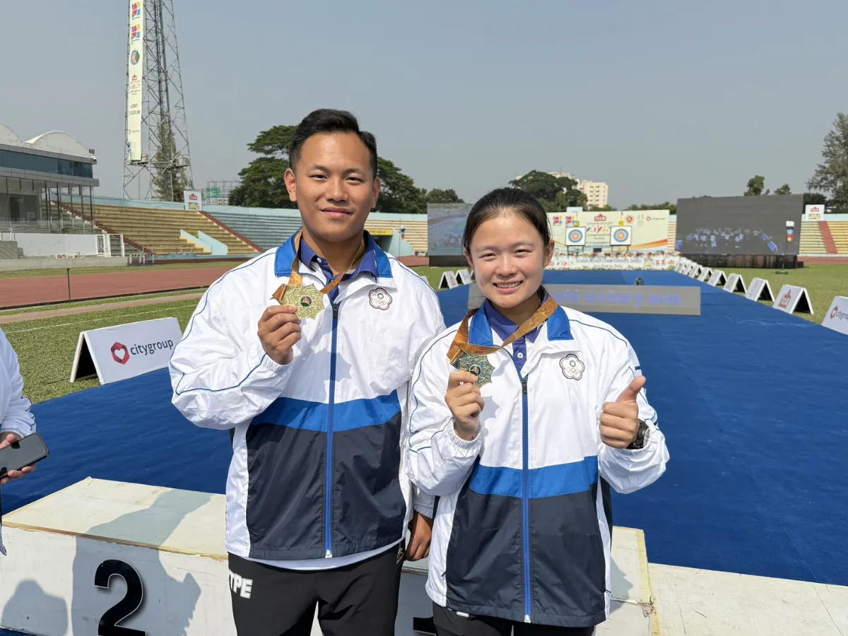 射箭／戴宇軒、李彩綺聯手摘金 亞錦賽混雙稱霸