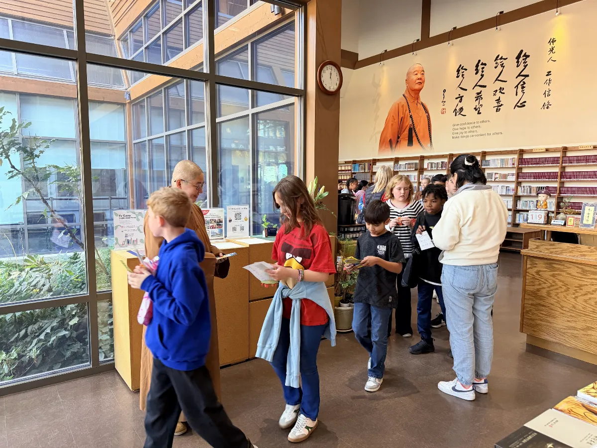 Norwayne Middle School Visits Fo Guang Shan North Carolina Exploring Chinese Culture and the Wisdom of Buddhism