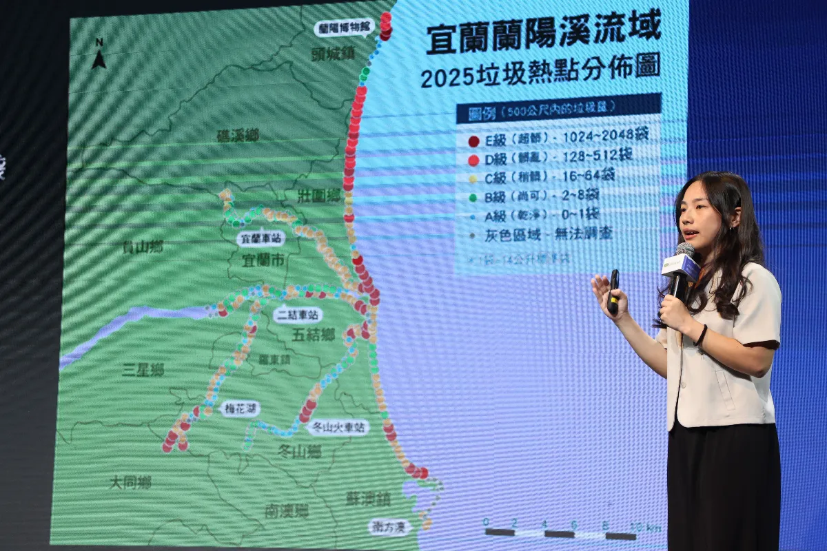 河川廢棄物調查 蘭陽溪、頭前溪、淡水河仍有新垃圾熱點