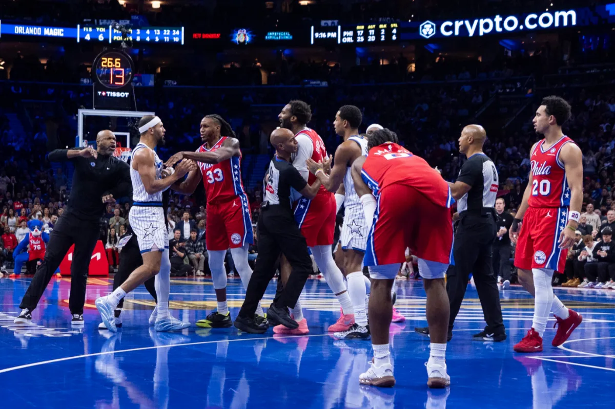 NBA／薩格斯吞2T遭驅逐出場 大亂鬥魔術輕取76人