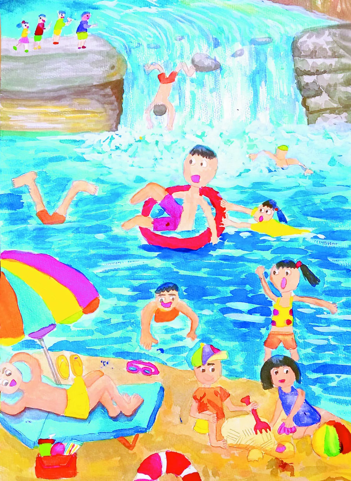【快樂塗鴉簿】夏日戲水趣