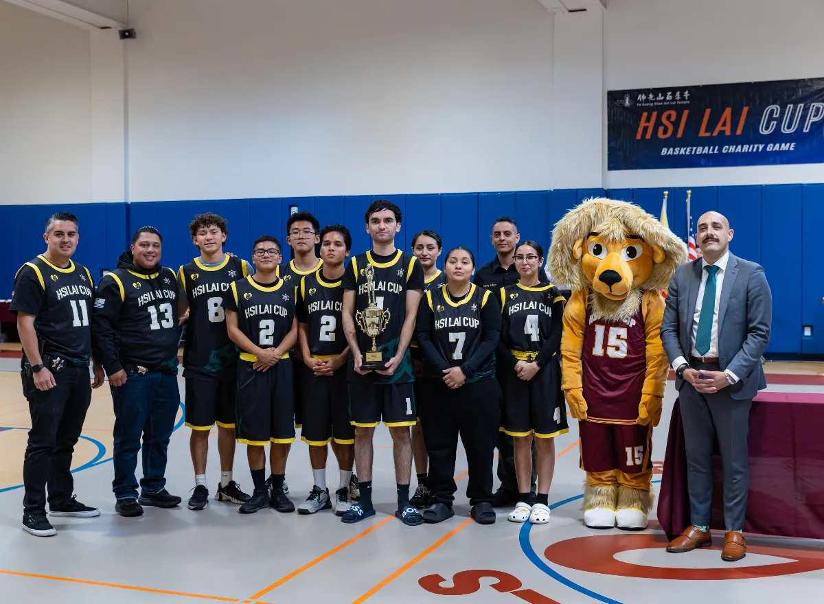 Loving-Kindness and Compassion Between Law Enforcement and Community: Hsi Lai Cup Charity Basketball Game Brings Holiday Warmth to Children
