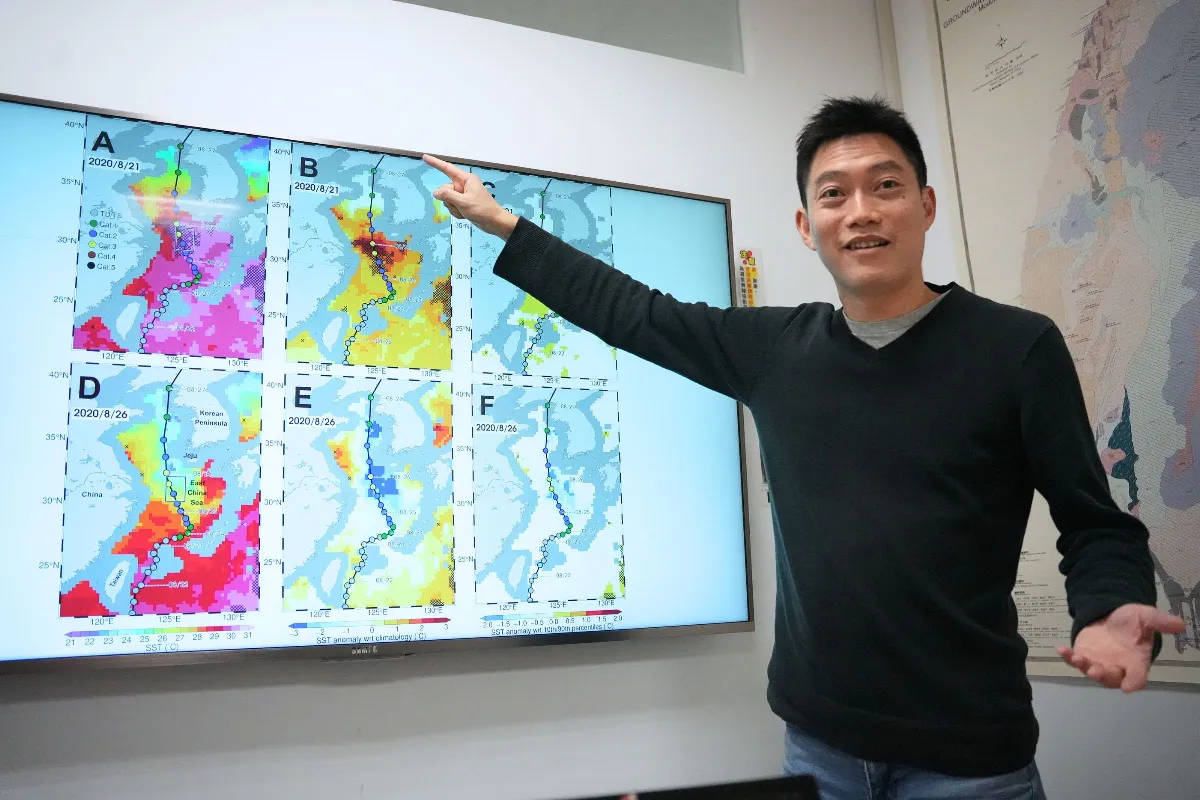 中央大學團隊研究 颱風有助消除海洋熱浪