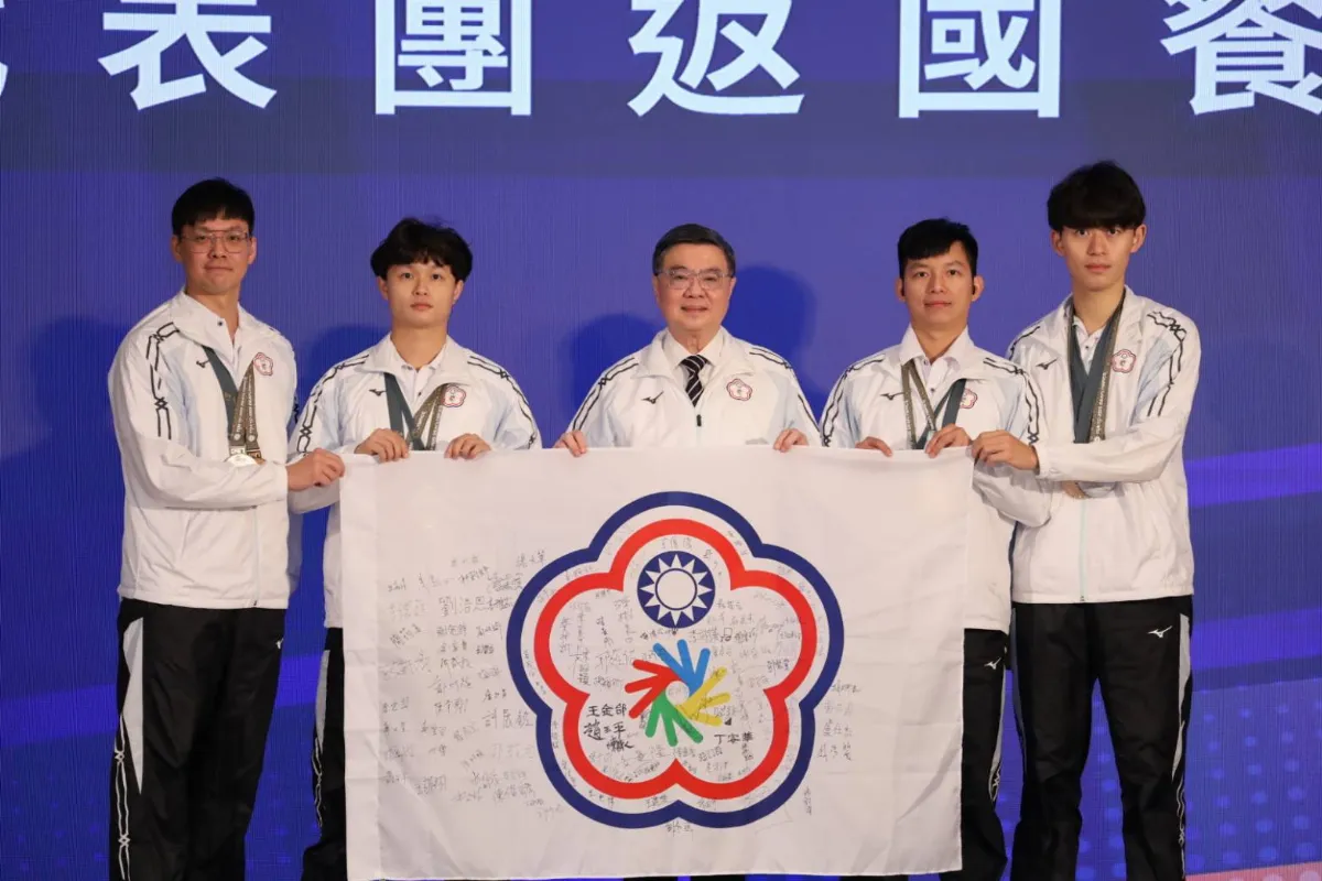 聽奧代表團載譽歸國 卓揆：你們讓世界看見台灣