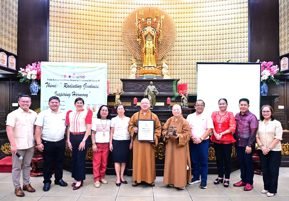 Philippines Honors “Three Acts of Goodness” Schools Department of Education Affirms the Movement’s Role in Inspiring Harmony
