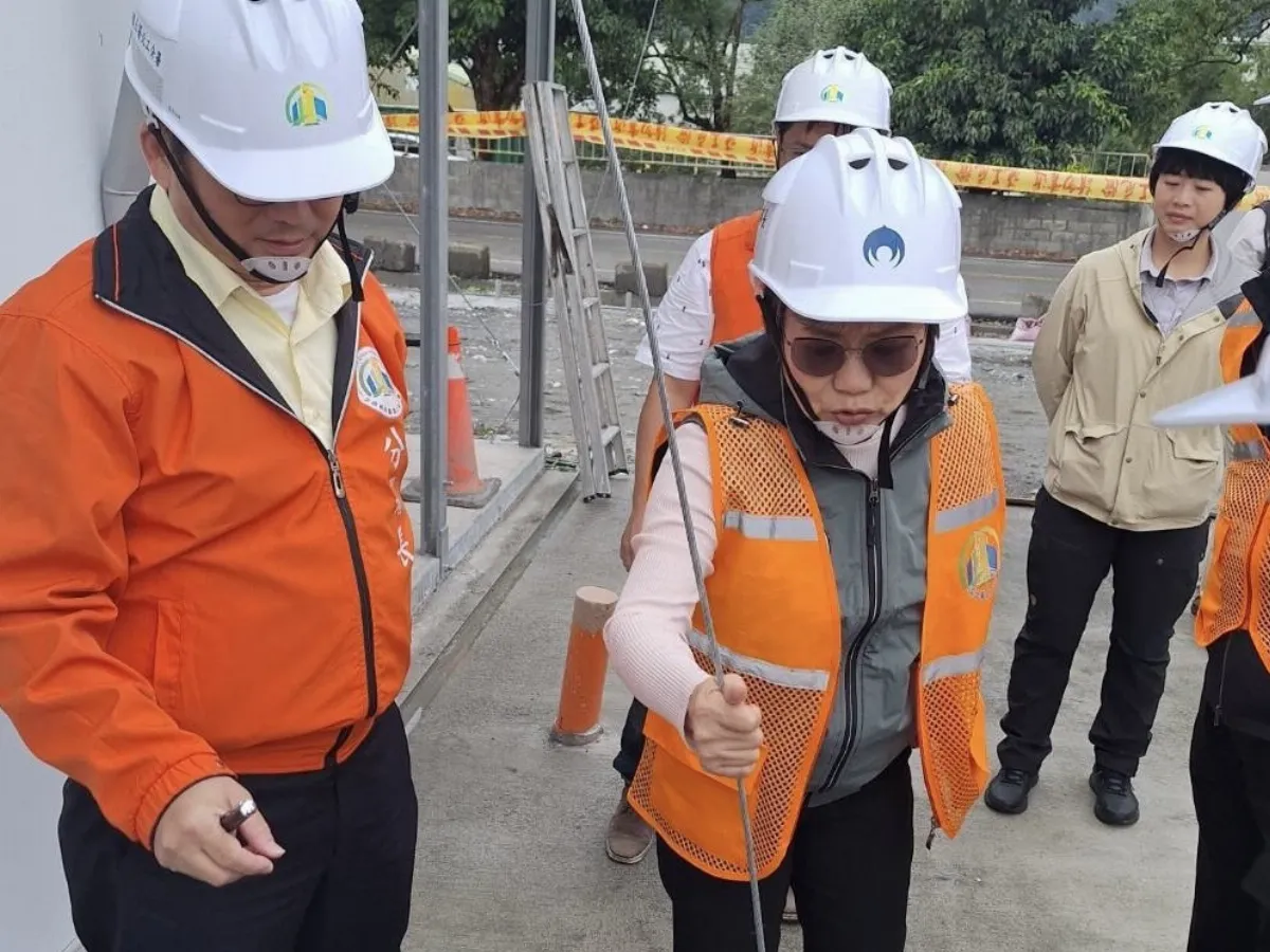 花蓮馬太鞍溪中繼屋興建進度50% 劉世芳：明年1月可入住