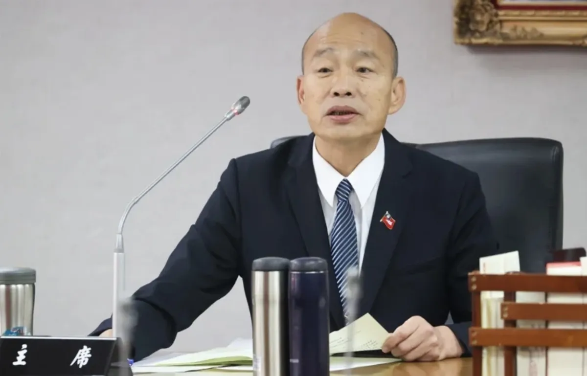 「台灣落實百分之百民主」 韓國瑜：全球華人社會唯一