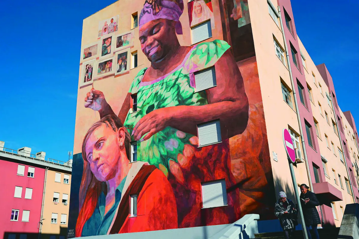 〈消除貧窮〉壁畫