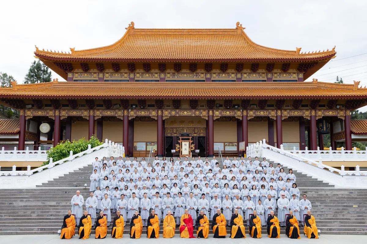 Hsi Lai Temple Hosts One-Day Eight Precepts Retreat, Opening a Door to Clarity and Inner Calm
