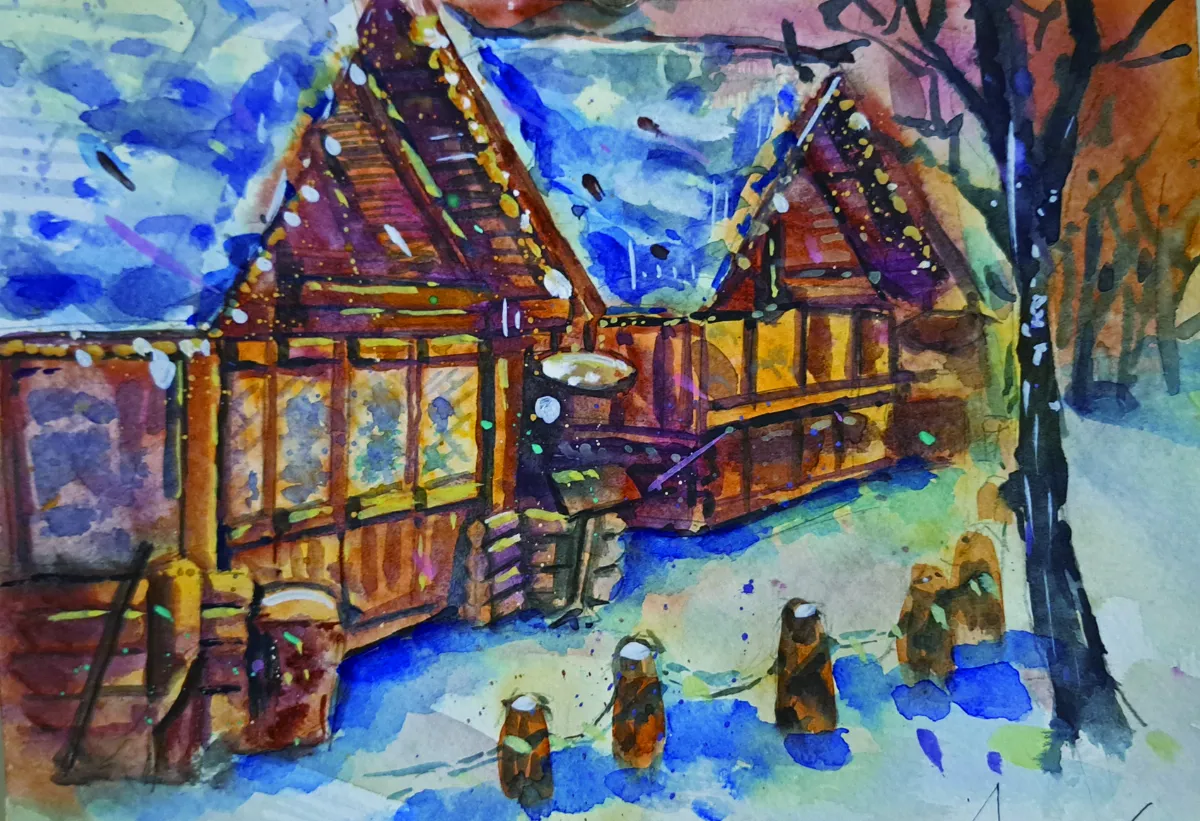 【青春藝林】冬雪小屋 