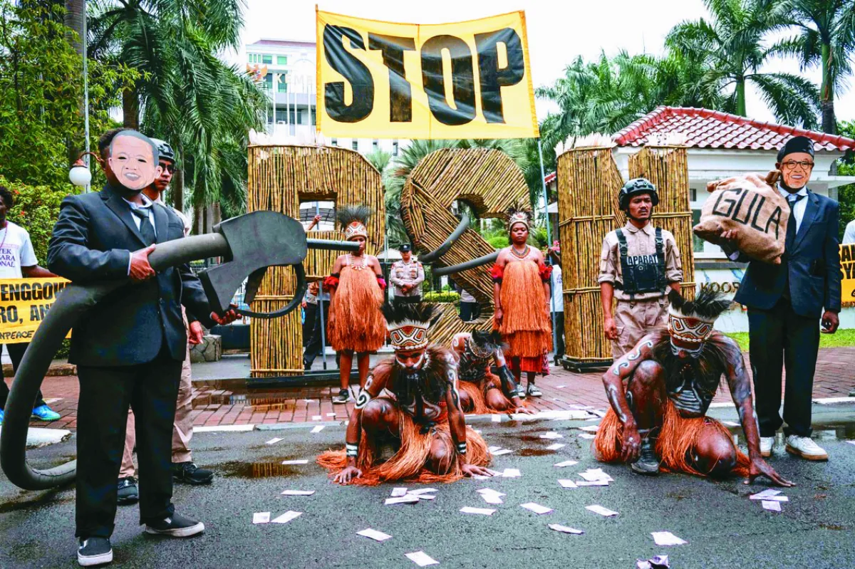 印尼抗議爭議戰略