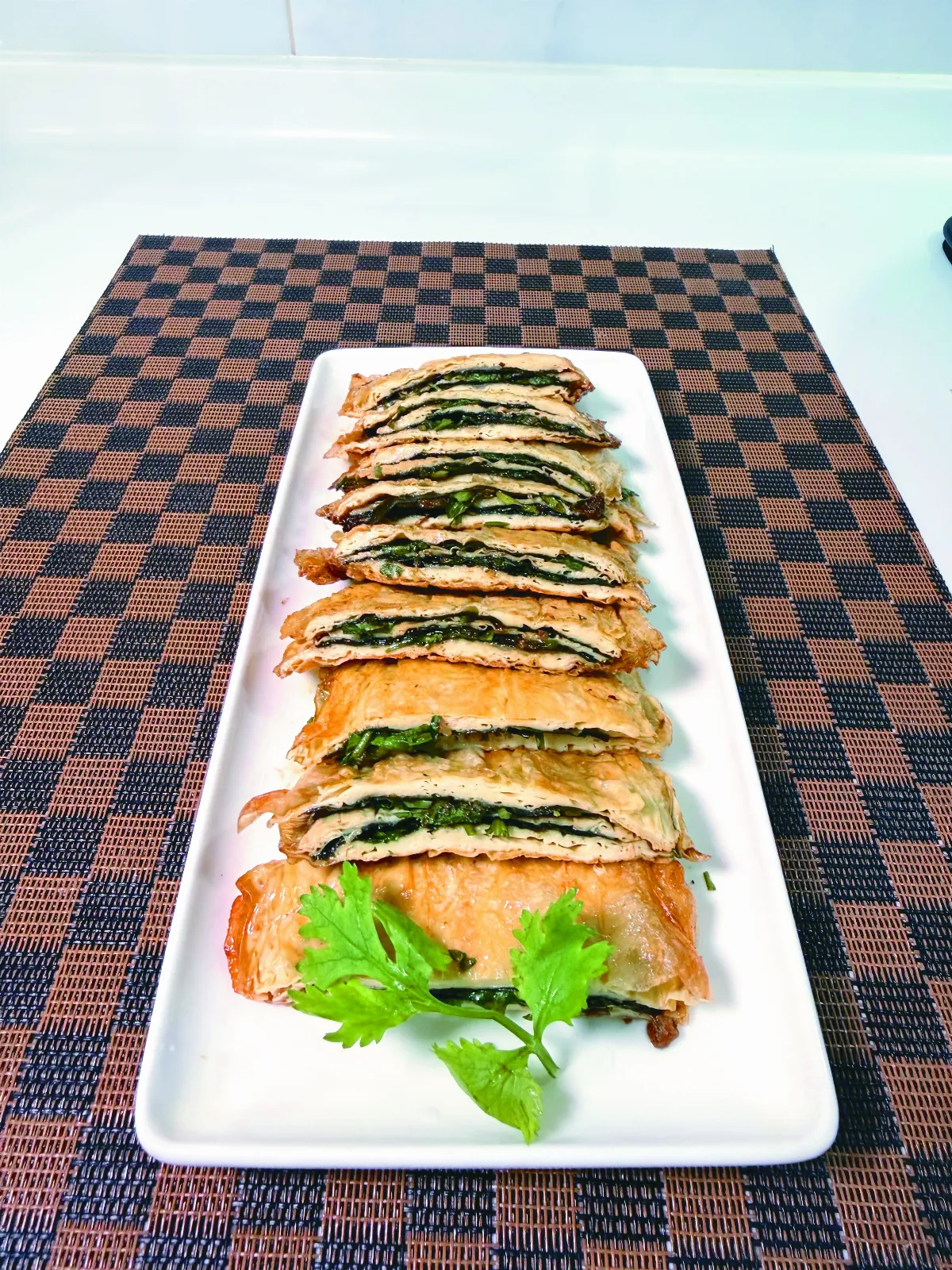 【生活蔬食】生煎香菜豆包