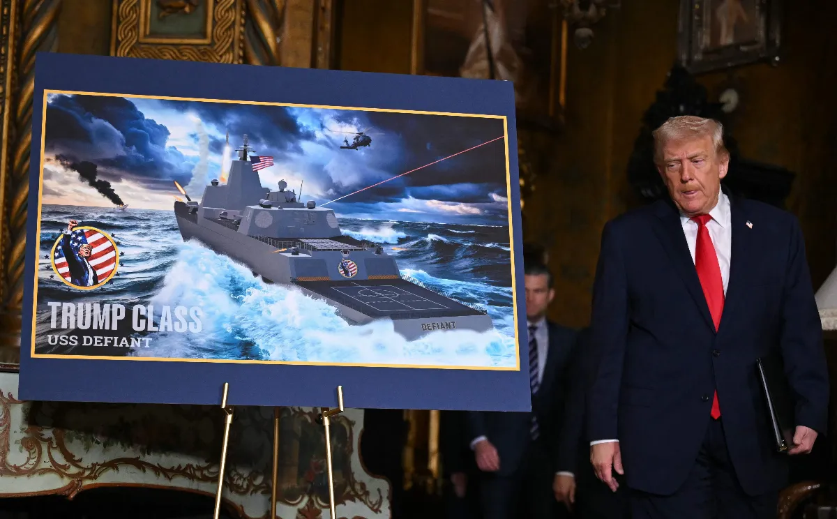 川普公布黃金艦隊計畫 將打造史上最大「川普級」戰艦