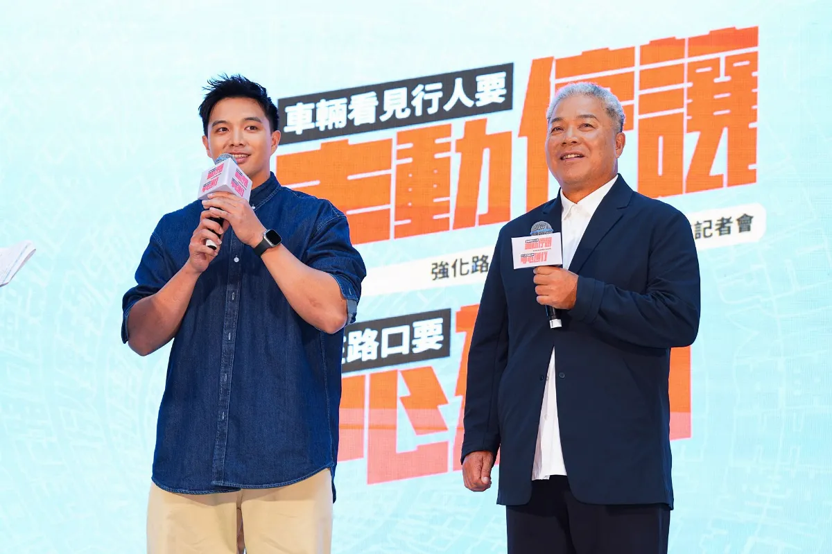 棒球元素加入道安宣導 吳復連、吳復連父子檔化身交通安全大使