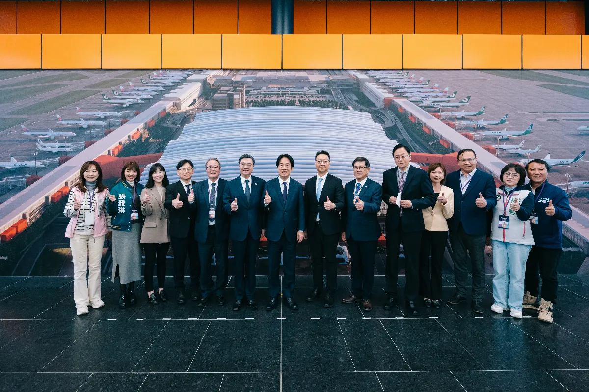 桃機第三航廈北廊廳耶誕節啟用 賴清德：迎接嶄新國門時代
