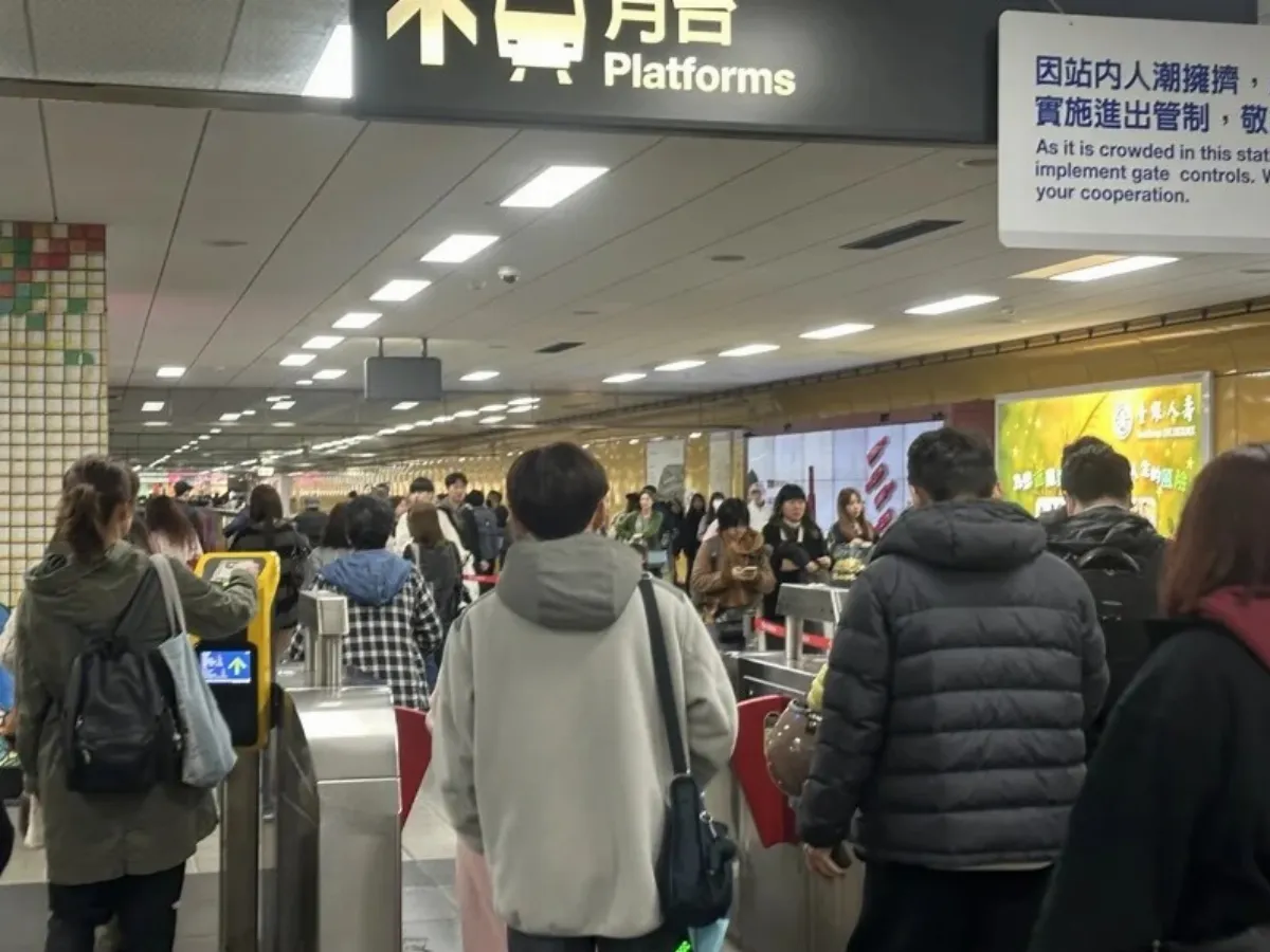 跨年夜北捷全線總運量破237萬人次 晚會周邊4站人潮減