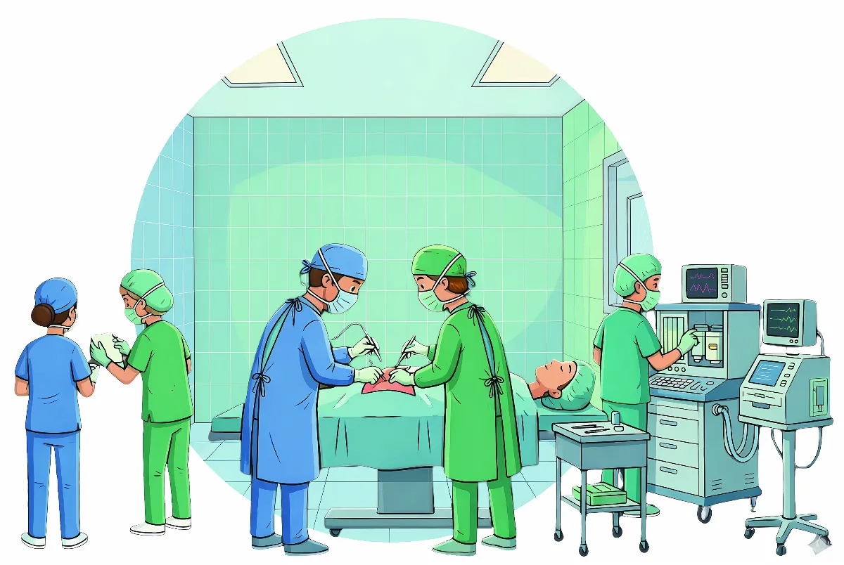 手術室裡 顏色有祕密？  