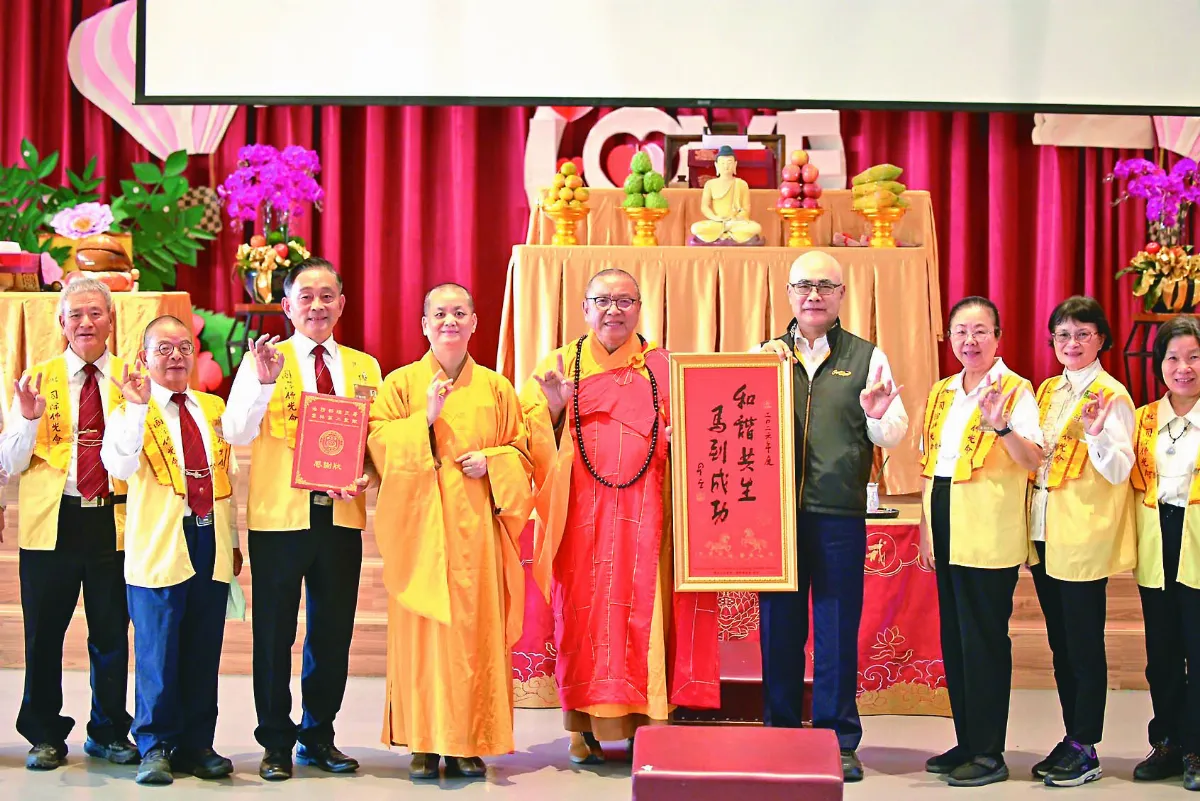 雲林百位收容人 皈依三寶走向光明