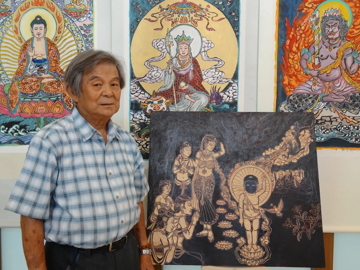 佛陀紀念館駐館藝術家林智信辭世 《迎媽祖》成絕響