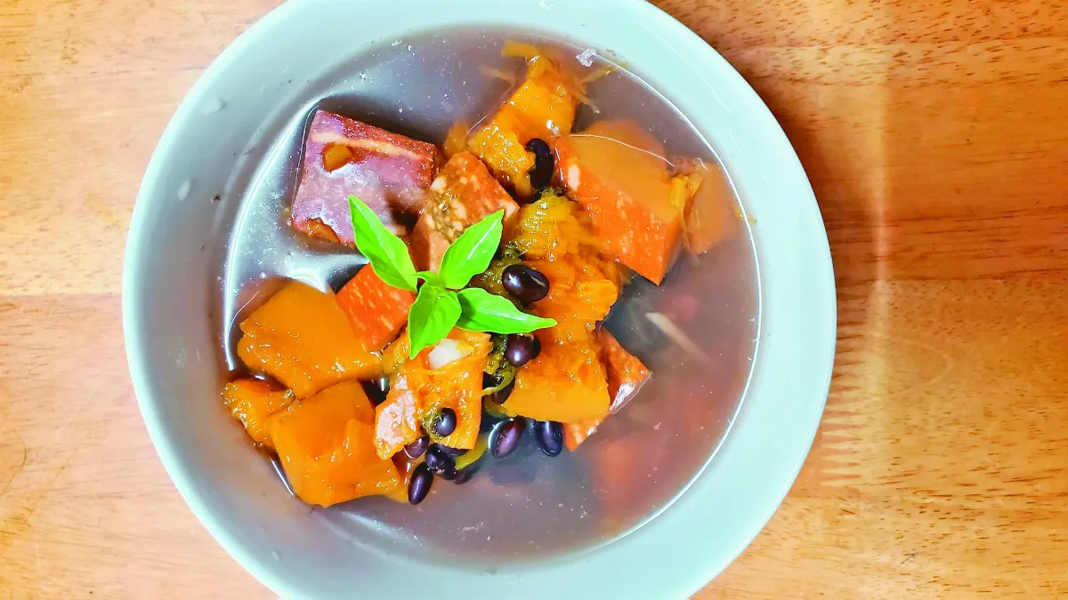 【樂活蔬食】一碗南瓜黑豆湯 找回甘美滋味