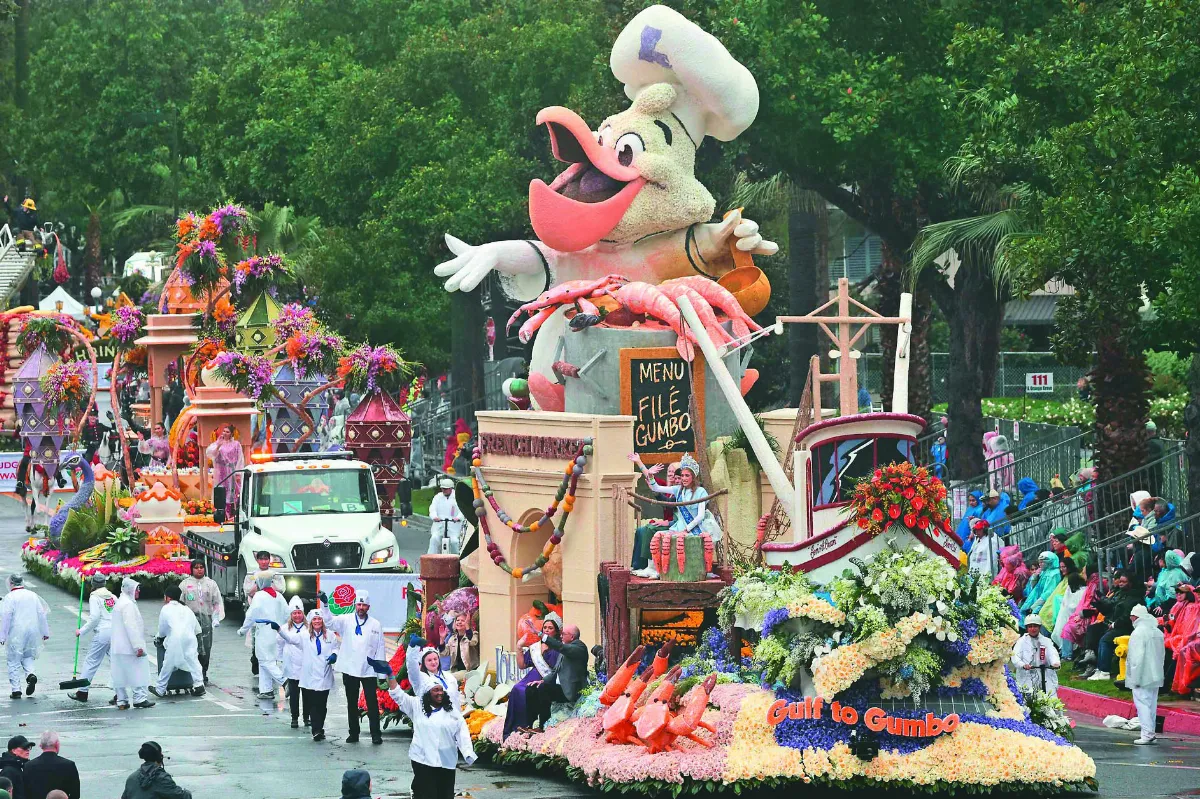 加州玫瑰花車遊行